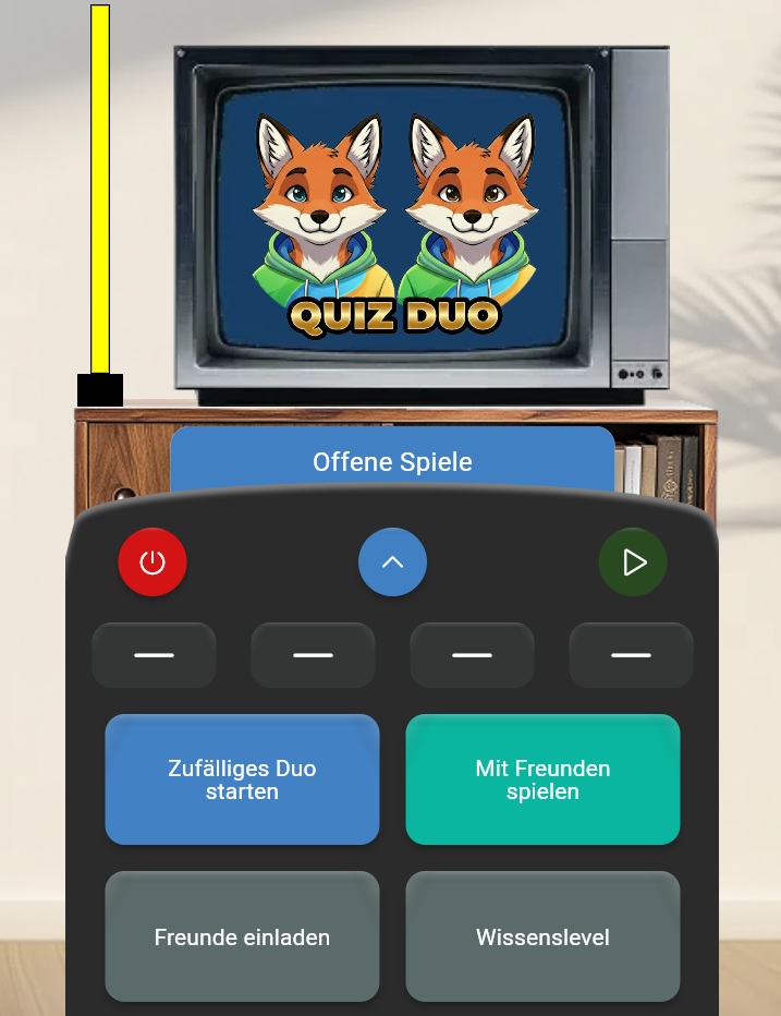 Quiz Duo Retro Interface